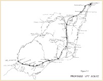 VFT route map from June 1987 pre-feasibility report